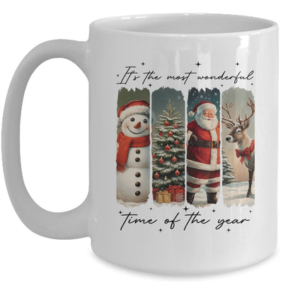 Santa Claus Merry Christmas Coquette Bow Reindeer Snowman Mug | teecentury