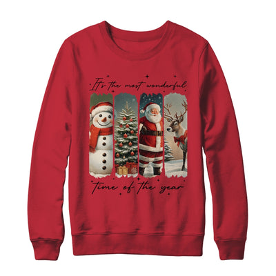Santa Claus Merry Christmas Coquette Bow Reindeer Snowman Shirt & Sweatshirt | teecentury