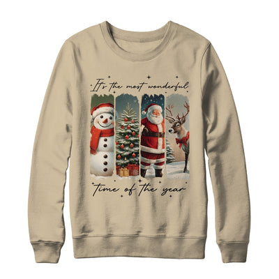 Santa Claus Merry Christmas Coquette Bow Reindeer Snowman Shirt & Sweatshirt | teecentury