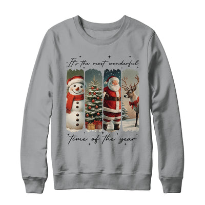 Santa Claus Merry Christmas Coquette Bow Reindeer Snowman Shirt & Sweatshirt | teecentury