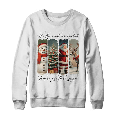 Santa Claus Merry Christmas Coquette Bow Reindeer Snowman Shirt & Sweatshirt | teecentury