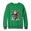 Santa Claus Playing American Football Christmas Football Fan Shirt & Sweatshirt | teecentury