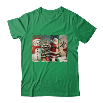 Santa Claus Vintage Christmas Coquette Bow Reindeer Snowman Shirt & Sweatshirt | teecentury
