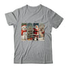 Santa Claus Vintage Christmas Coquette Bow Reindeer Snowman Shirt & Sweatshirt | teecentury