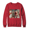 Santa Claus Vintage Christmas Coquette Bow Reindeer Snowman Shirt & Sweatshirt | teecentury