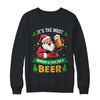 Santa Drinking Beer It's The Most Wonderful Time For A Beer Shirt & Sweatshirt | teecentury