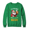 Santa Drinking Beer It's The Most Wonderful Time For A Beer Shirt & Sweatshirt | teecentury