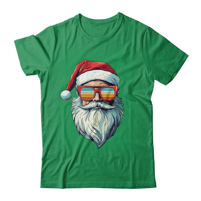 Santa Face Retro Sunglasses Christmas Men Women Xmas Shirt & Sweatshirt | teecentury