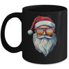 Santa Face Retro Sunglasses Christmas Men Women Xmas Mug | teecentury