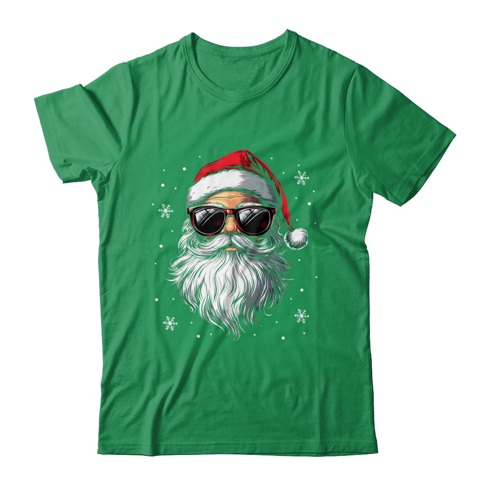 Santa Face Retro Sunglasses Christmas Xmas For Mens Boys Shirt & Sweatshirt | teecentury