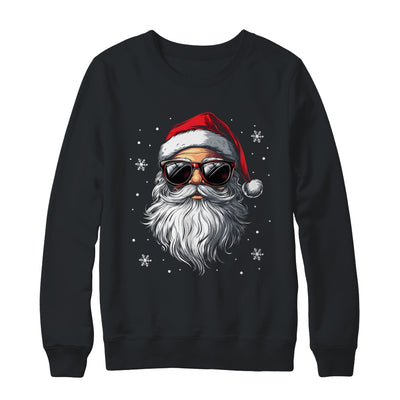 Santa Face Retro Sunglasses Christmas Xmas For Mens Boys Shirt & Sweatshirt | teecentury