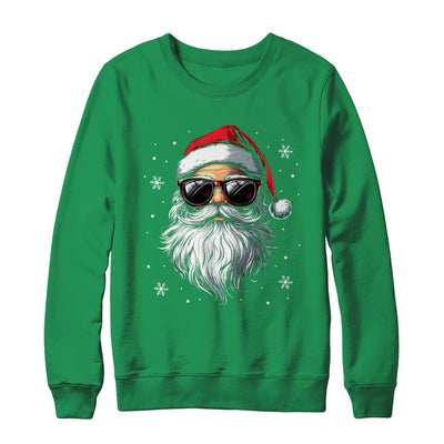 Santa Face Retro Sunglasses Christmas Xmas For Mens Boys Shirt & Sweatshirt | teecentury