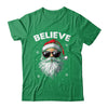 Santa Face Sunglasses Believe Christmas Xmas For Boys Mens Shirt & Sweatshirt | teecentury