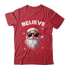 Santa Face Sunglasses Believe Christmas Xmas For Boys Mens Shirt & Sweatshirt | teecentury