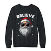 Santa Face Sunglasses Believe Christmas Xmas For Boys Mens Shirt & Sweatshirt | teecentury