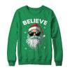 Santa Face Sunglasses Believe Christmas Xmas For Boys Mens Shirt & Sweatshirt | teecentury