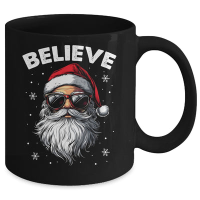 Santa Face Sunglasses Believe Christmas Xmas For Boys Mens Mug | teecentury