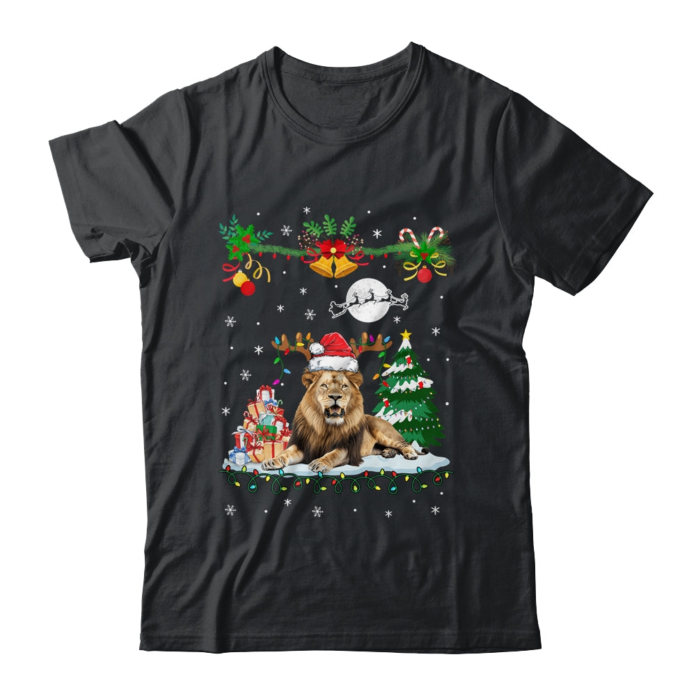 Santa Reindeer Lion Christmas Xmas Presents Ornaments Family Shirt & Sweatshirt | teecentury