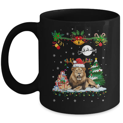 Santa Reindeer Lion Christmas Xmas Presents Ornaments Family Mug | teecentury