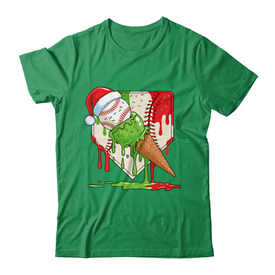 Santa Sports Ice Baseball Christmas Xmas Kid Men Boys Shirt & Sweatshirt | teecentury