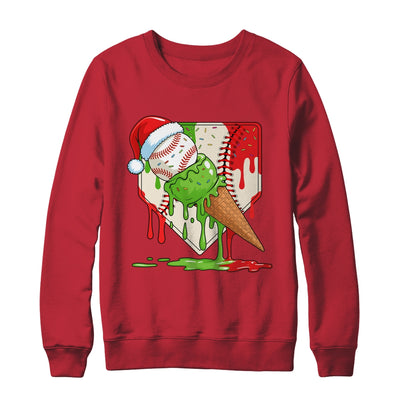 Santa Sports Ice Baseball Christmas Xmas Kid Men Boys Shirt & Sweatshirt | teecentury