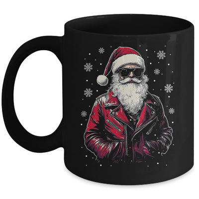 Santa Sunglasses Cool Santa Claus Vintage Christmas Party Mug | teecentury