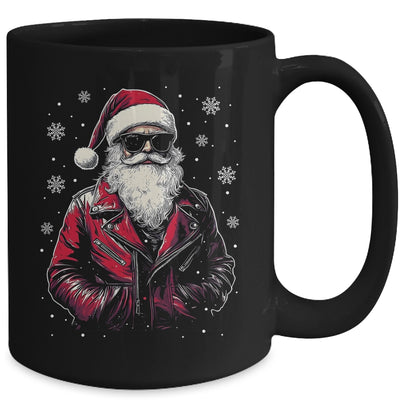 Santa Sunglasses Cool Santa Claus Vintage Christmas Party Mug | teecentury