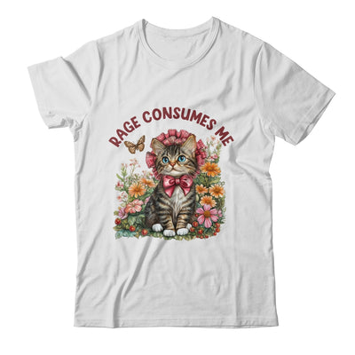 Sarcastic Cat Meme Rage Consumes Me Funny Cat Meme Men Women Shirt & Tank Top | teecentury
