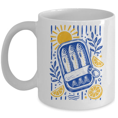 Sardine Coastal Graphic Women Summer Beach Vacation Fish Mug | teecentury