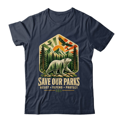 Save Our Parks Nature Hiking Camping Outdoor Vintage Graphic Shirt & Tank Top | teecentury