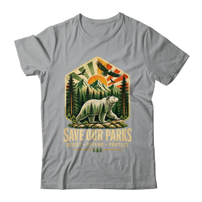 Save Our Parks Nature Hiking Camping Outdoor Vintage Graphic Shirt & Tank Top | teecentury
