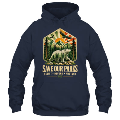Save Our Parks Nature Hiking Camping Outdoor Vintage Graphic Shirt & Tank Top | teecentury