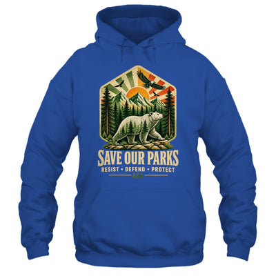 Save Our Parks Nature Hiking Camping Outdoor Vintage Graphic Shirt & Tank Top | teecentury