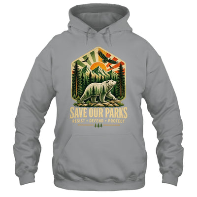 Save Our Parks Nature Hiking Camping Outdoor Vintage Graphic Shirt & Tank Top | teecentury