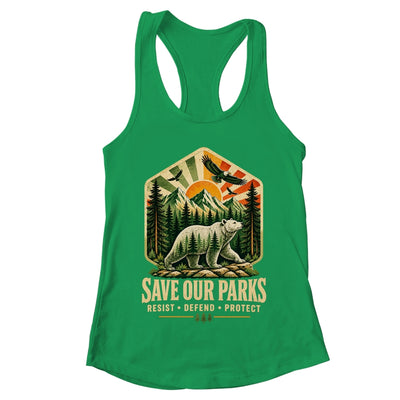 Save Our Parks Nature Hiking Camping Outdoor Vintage Graphic Shirt & Tank Top | teecentury