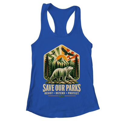 Save Our Parks Nature Hiking Camping Outdoor Vintage Graphic Shirt & Tank Top | teecentury