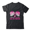 Save The Pumpkin Boobs Skeleton Hand Halloween Breast Cancer Shirt & Tank Top | teecentury