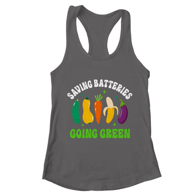 Saving Batteries Going Green Funny Inappropriate Humor Women Shirt & Tank Top | teecentury
