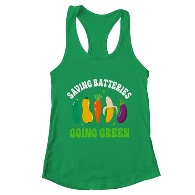 Saving Batteries Going Green Funny Inappropriate Humor Women Shirt & Tank Top | teecentury