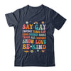 Say Gay Protect Trans Kids Read Banned Books Be Kind LGBTQ Shirt & Tank Top | teecentury