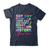 Say Gay Protect Trans Kids Read Banned Books Teach History Shirt & Tank Top | teecentury