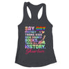 Say Gay Protect Trans Kids Read Banned Books Teach History Shirt & Tank Top | teecentury