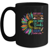 Say Gay Protect Trans Kids Read Banned Books Teach Sunflower Mug | teecentury