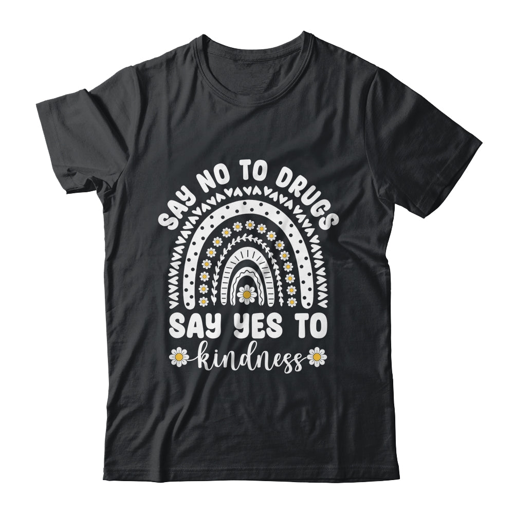 Say No To Drugs Red Ribbon Week Rainbow Shirt & Hoodie | teecentury