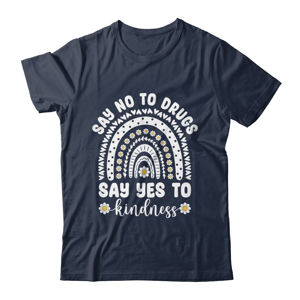 Say No To Drugs Red Ribbon Week Rainbow Shirt & Hoodie | teecentury