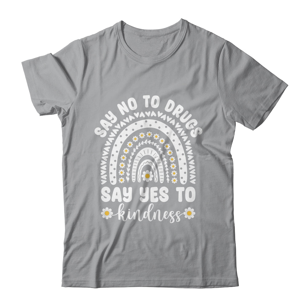 Say No To Drugs Red Ribbon Week Rainbow Shirt & Hoodie | teecentury
