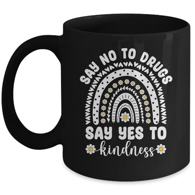 Say No To Drugs Red Ribbon Week Rainbow Mug | teecentury