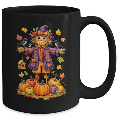 Scarecrow Autumn Harvest Fall Season Pumpkin Thanksgiving Mug | teecentury