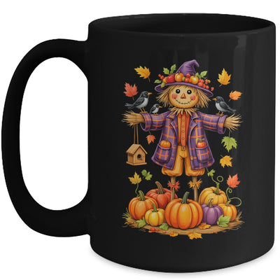 Scarecrow Autumn Harvest Fall Season Pumpkin Thanksgiving Mug | teecentury