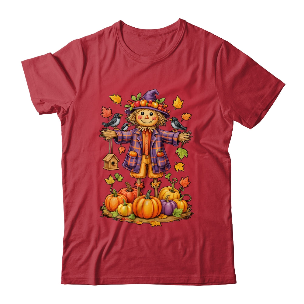 Scarecrow Autumn Harvest Fall Season Pumpkin Thanksgiving Shirt & Hoodie | teecentury